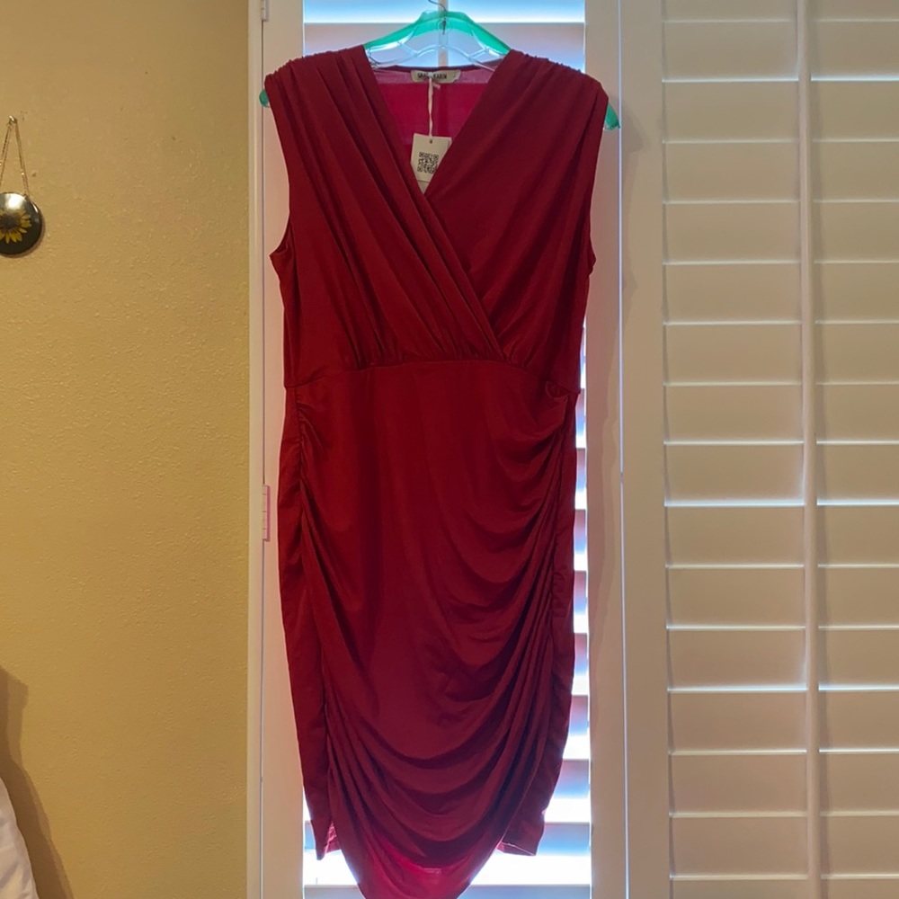 NWT Sleeveless Red Dress
